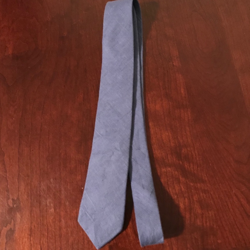 J Crew Blue Linen Tie